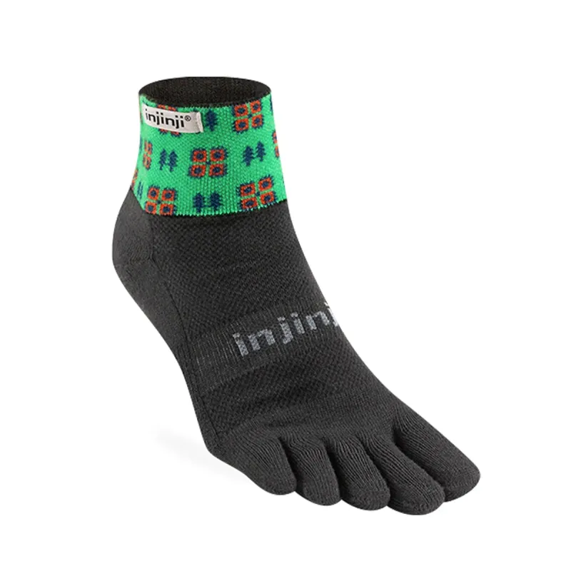 Mens Injinji Trail Artist Designed Mini-Crew Socks sold by Pace Athletic