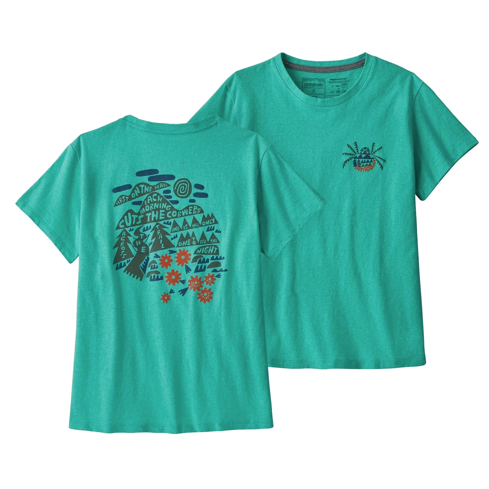Womens Patagonia Across The Trail Responsibili-Tee sold by Pace Athletic