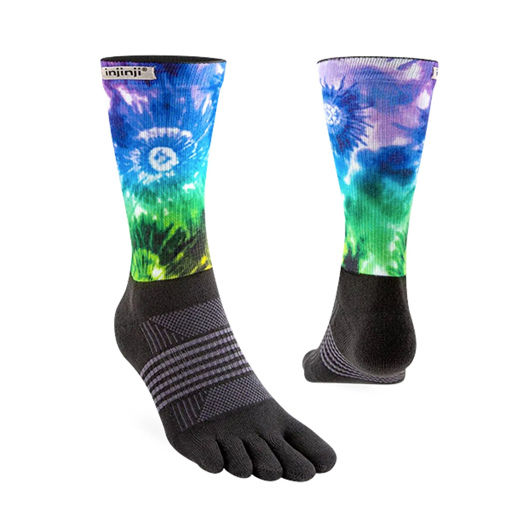 Unisex Injinji Trail Midweight Crew Socks - The Courtney Crew sold by Pace Athletic product image thumbnail 2