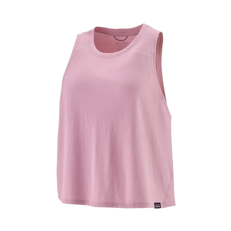 Womens Patagonia Capilene Cool Trail Cropped Tank sold by Pace Athletic