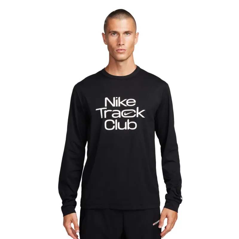 Mens Nike Track Club Dri-FIT Long-Sleeve Running Top sold by Pace Athletic