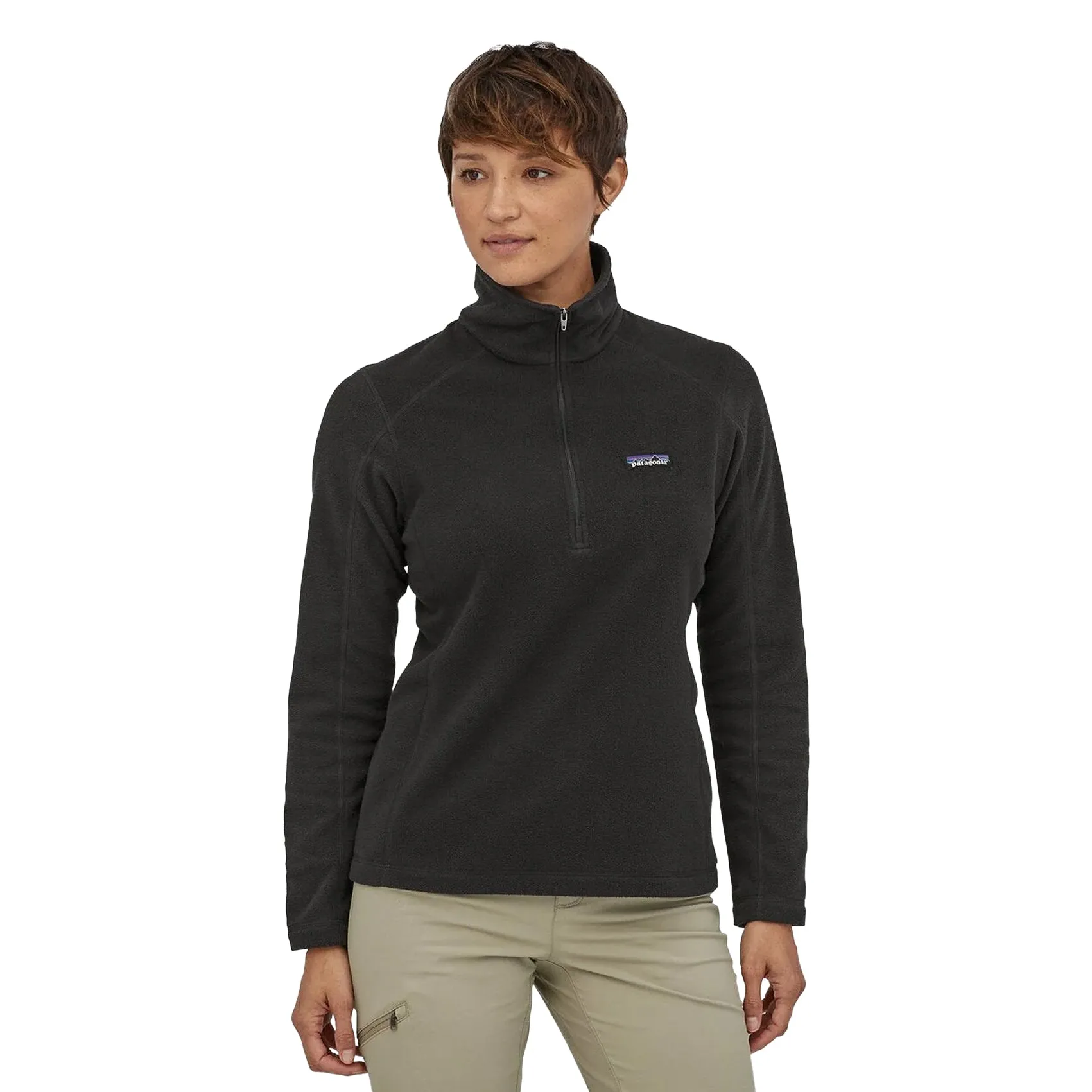 Womens Patagonia Micro D 1/4 Zip Pullover sold by Pace Athletic product image thumbnail 2
