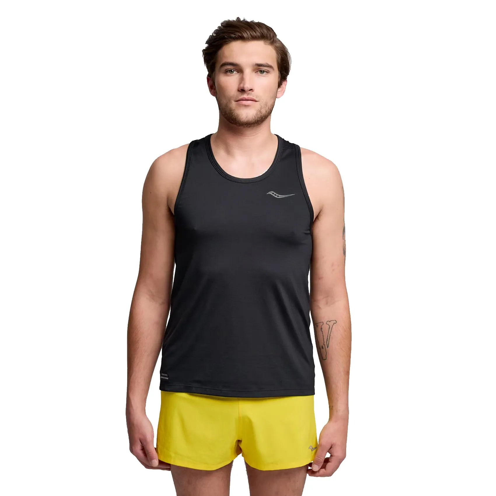 Mens Saucony Stopwatch Singlet sold by Pace Athletic