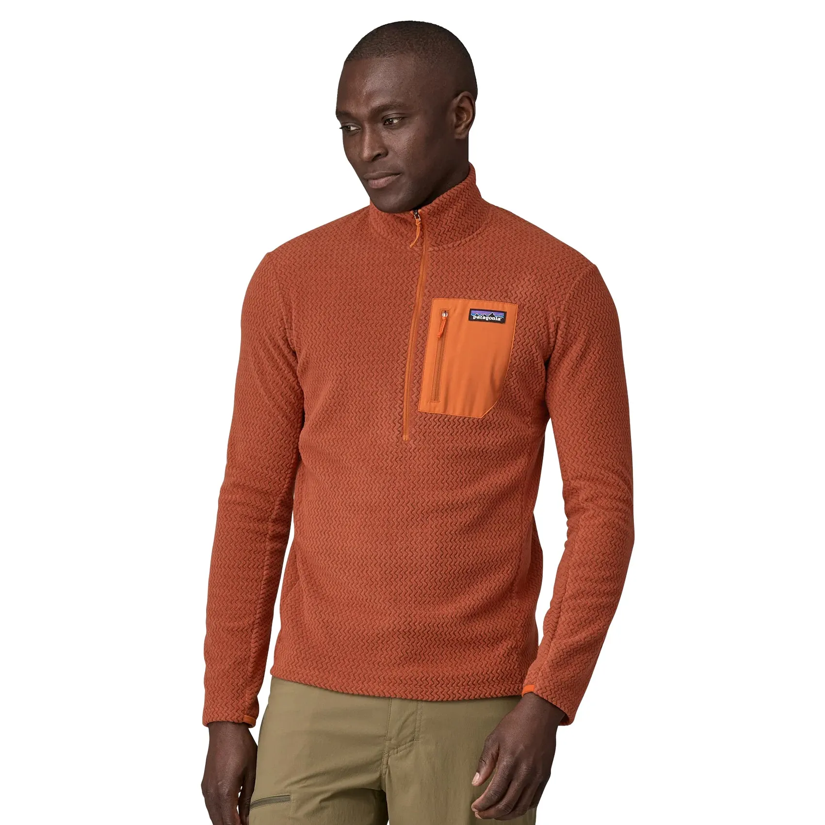 Mens Patagonia R1 Air Zip-Neck sold by Pace Athletic product image thumbnail 2
