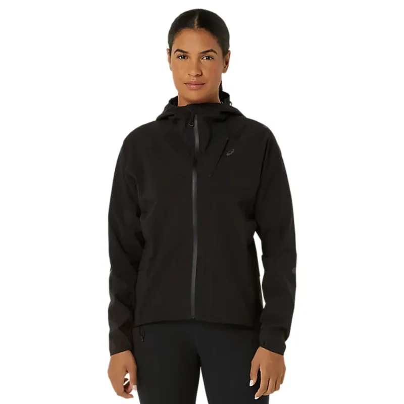 Womens ASICS Metarun Waterproof Jacket made by Pace Athletic
