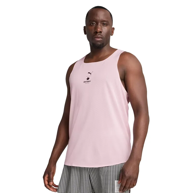 Mens PUMA x Saysky Singlet sold by Pace Athletic
