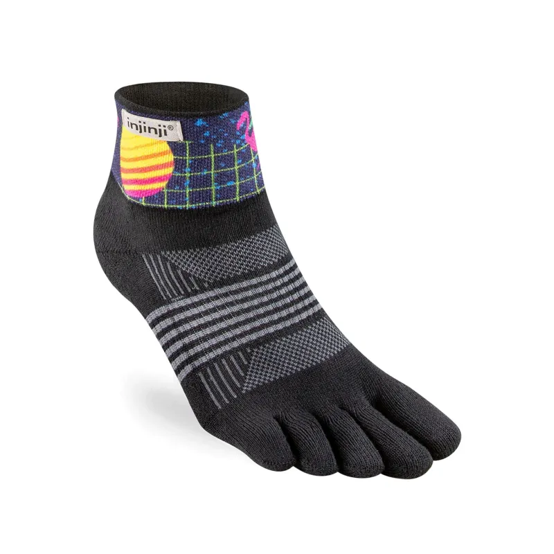 Womens Injinji Trail Spectrum Midweight Mini-Crew Socks sold by Pace Athletic