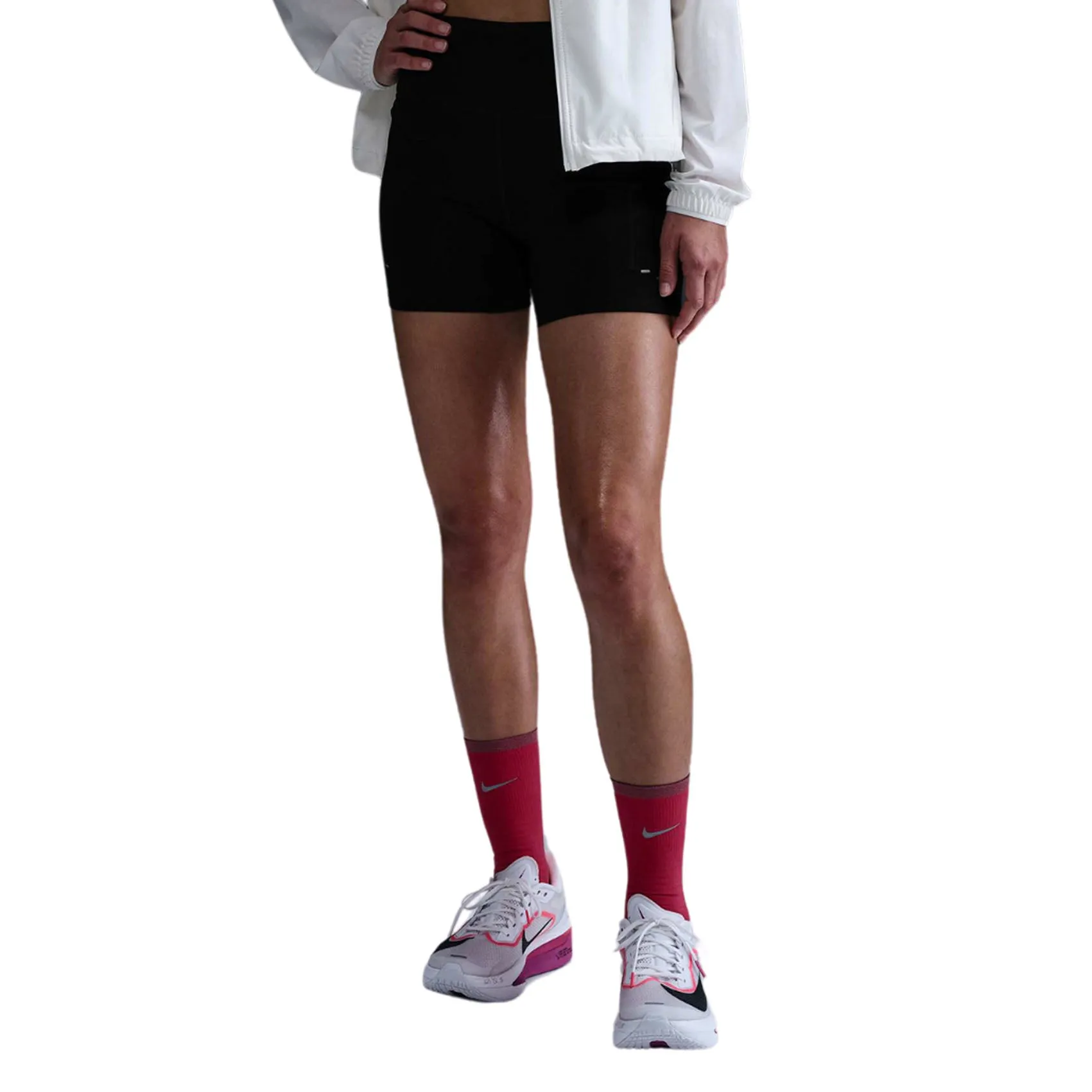 Womens Nike Swift High-Waisted 4 Inch Tight Running Shorts with Pockets sold by Pace Athletic product image thumbnail 2