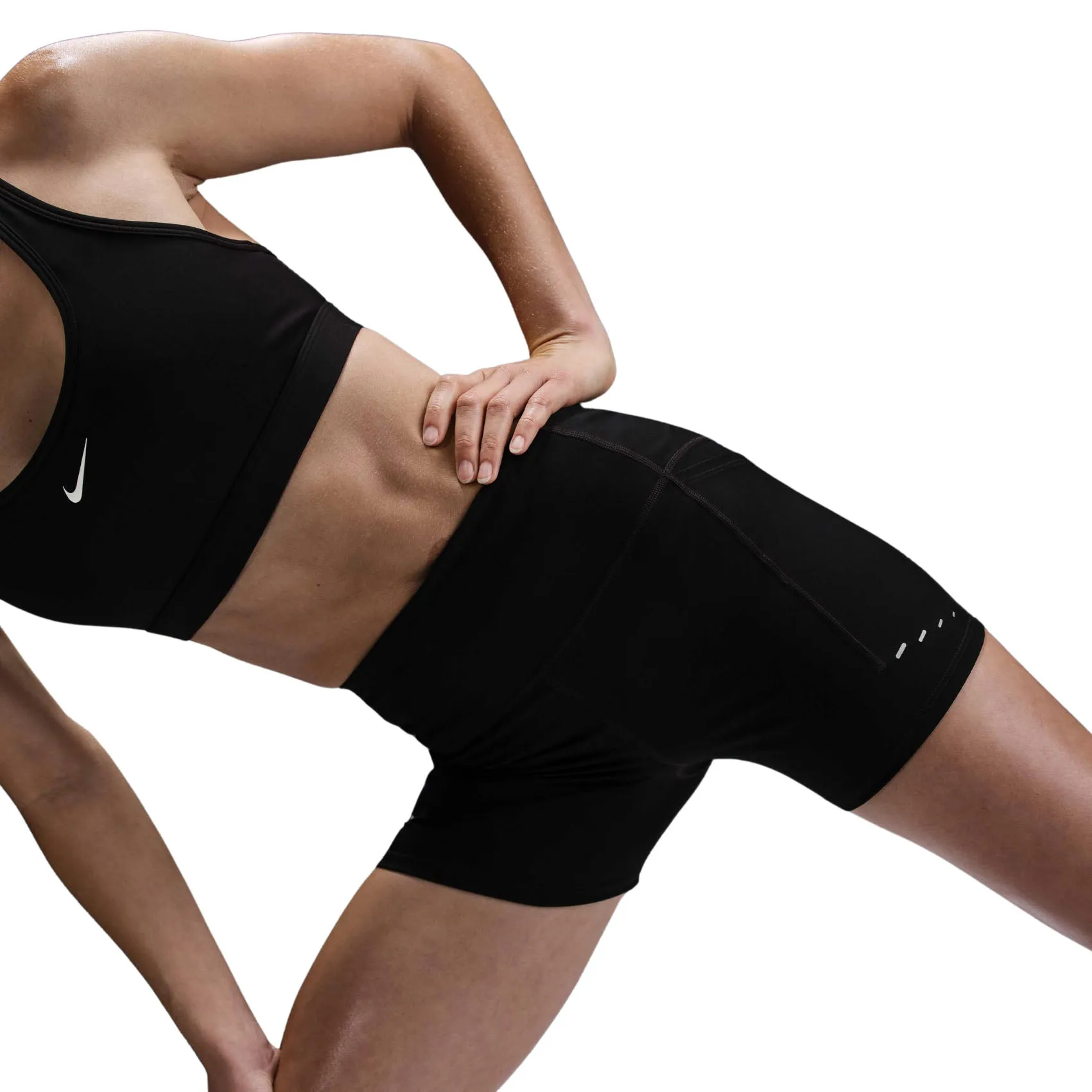 Womens Nike Swift High-Waisted 4 Inch Tight Running Shorts with Pockets sold by Pace Athletic product image thumbnail 5