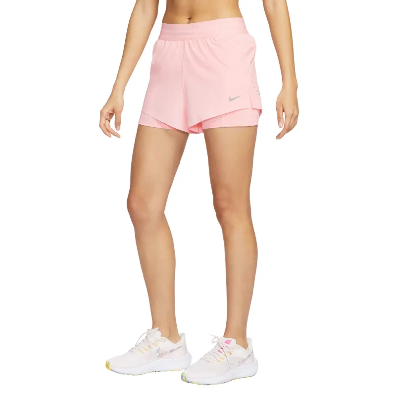Womens Nike Swift Dri-FIT Mid-Rise 2-in-1 Running Shorts sold by Pace Athletic