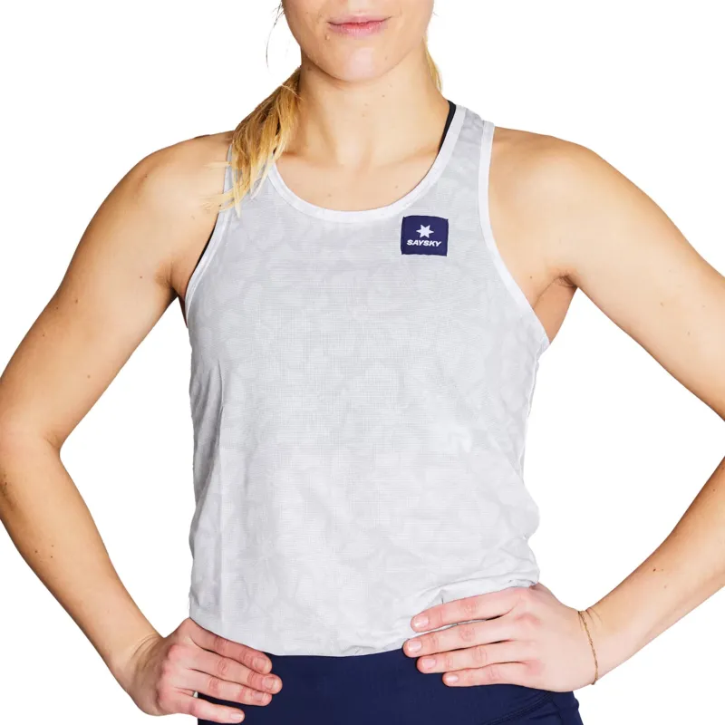 Womens Saysky Flower Combat Singlet made by Pace Athletic