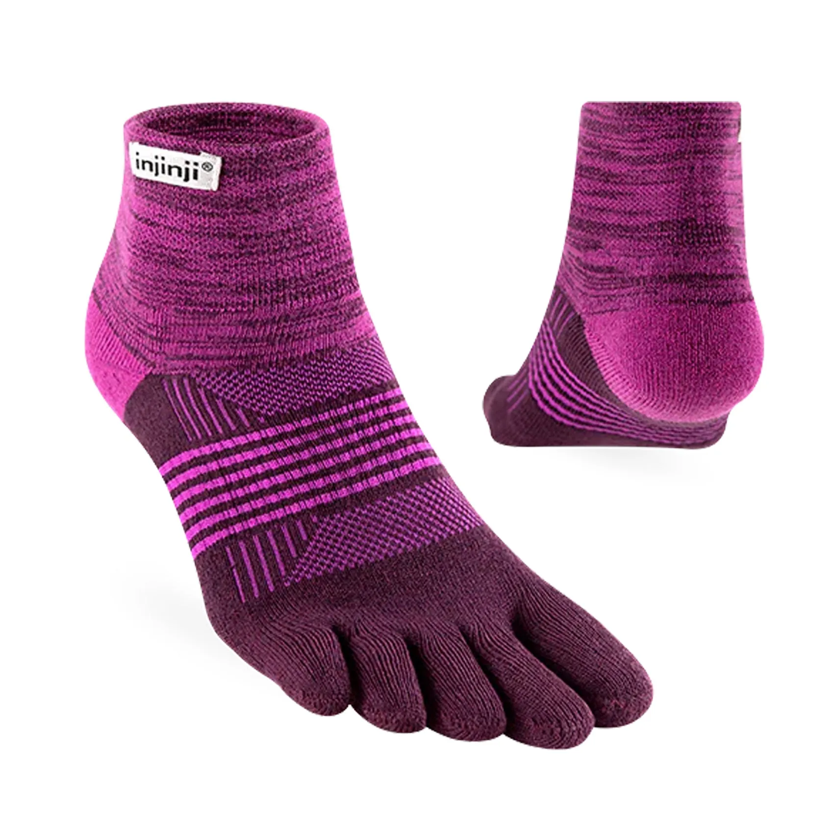 Womens Injinji Performance Trail Midweight Crew Socks sold by Pace Athletic product image thumbnail 2