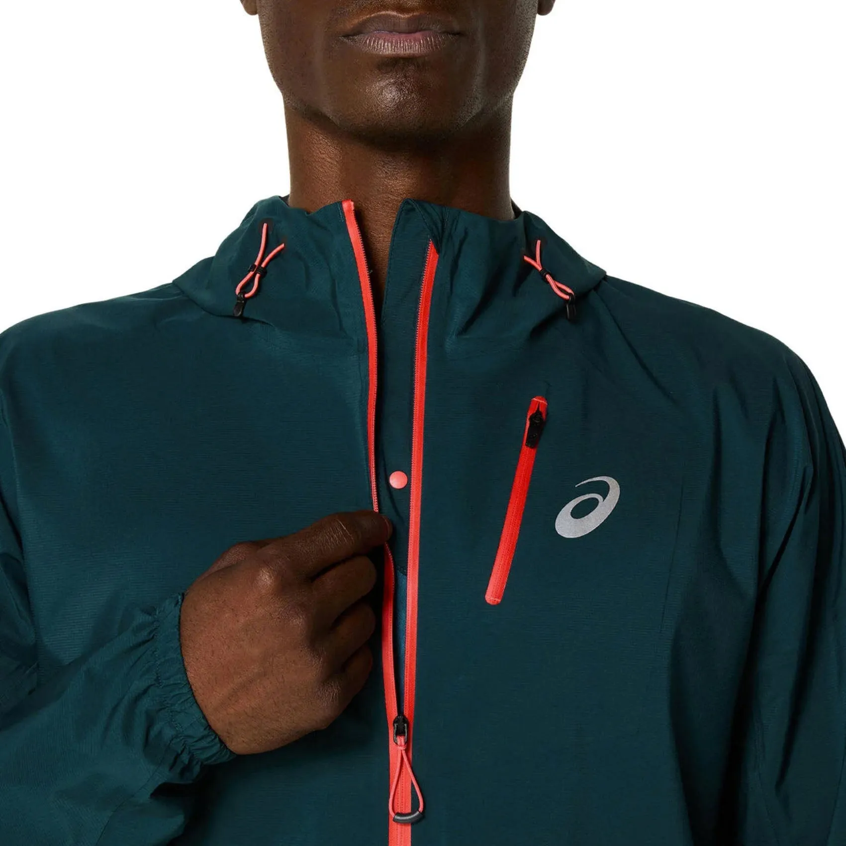 Mens ASICS Fujitrail Elite Waterproof Jacket sold by Pace Athletic product image thumbnail 4