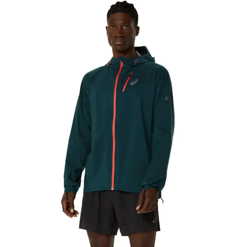 Mens ASICS Fujitrail Elite Waterproof Jacket sold by Pace Athletic