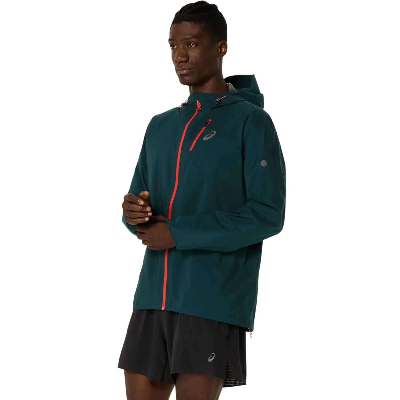 Mens ASICS Fujitrail Elite Waterproof Jacket sold by Pace Athletic product image thumbnail 2