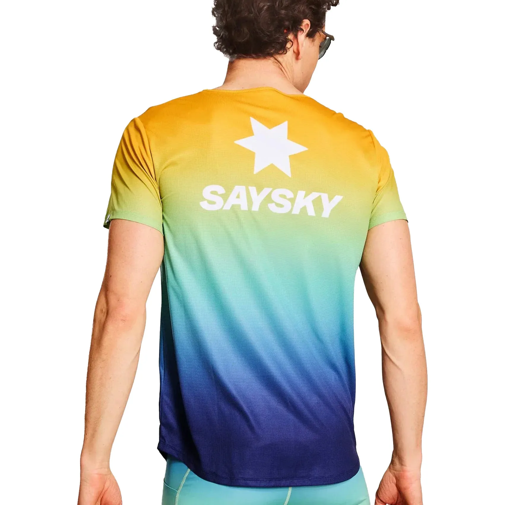 Mens Saysky Drip Dye Flow T-Shirt sold by Pace Athletic product image thumbnail 2