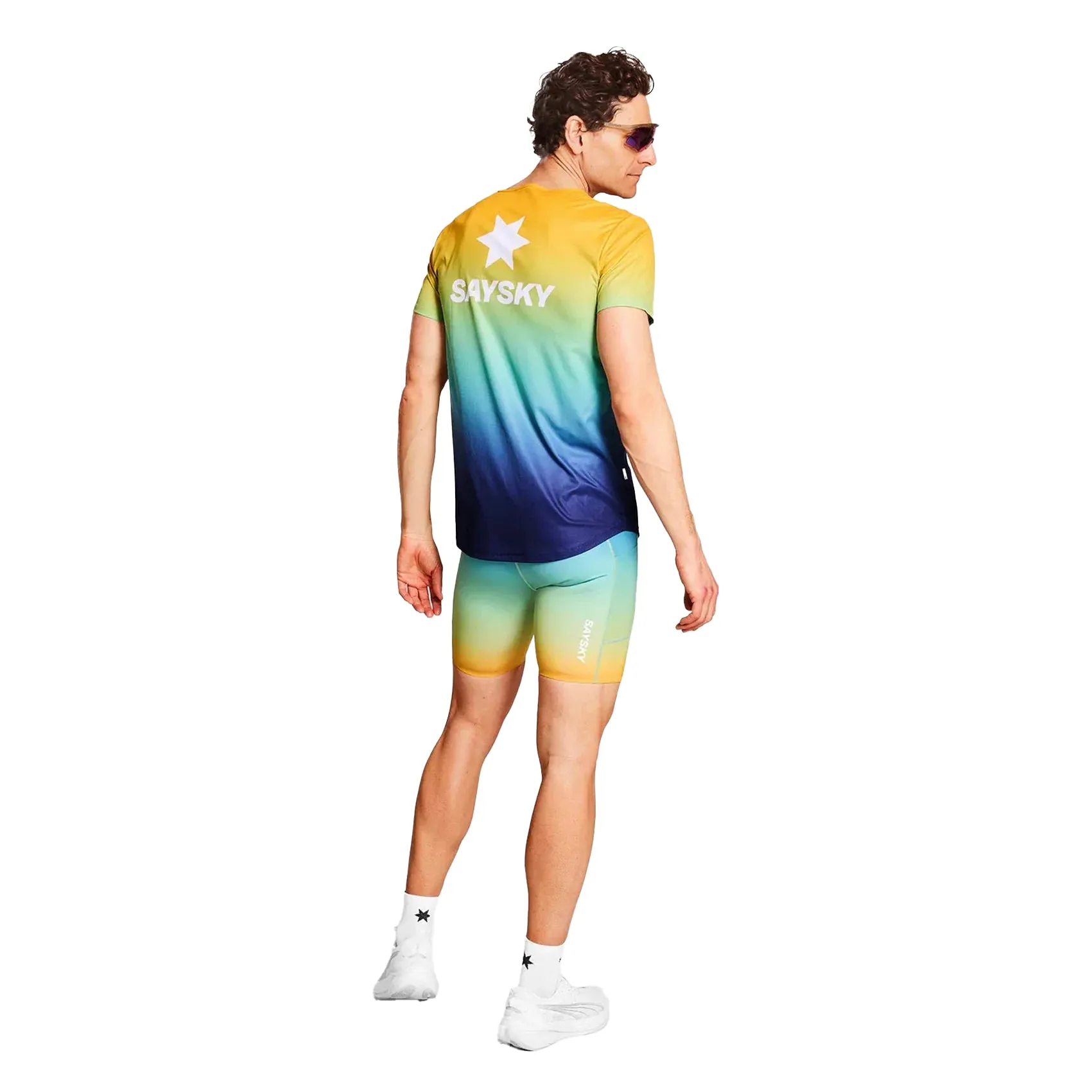 Mens Saysky Drip Dye Flow T-Shirt sold by Pace Athletic product image thumbnail 3