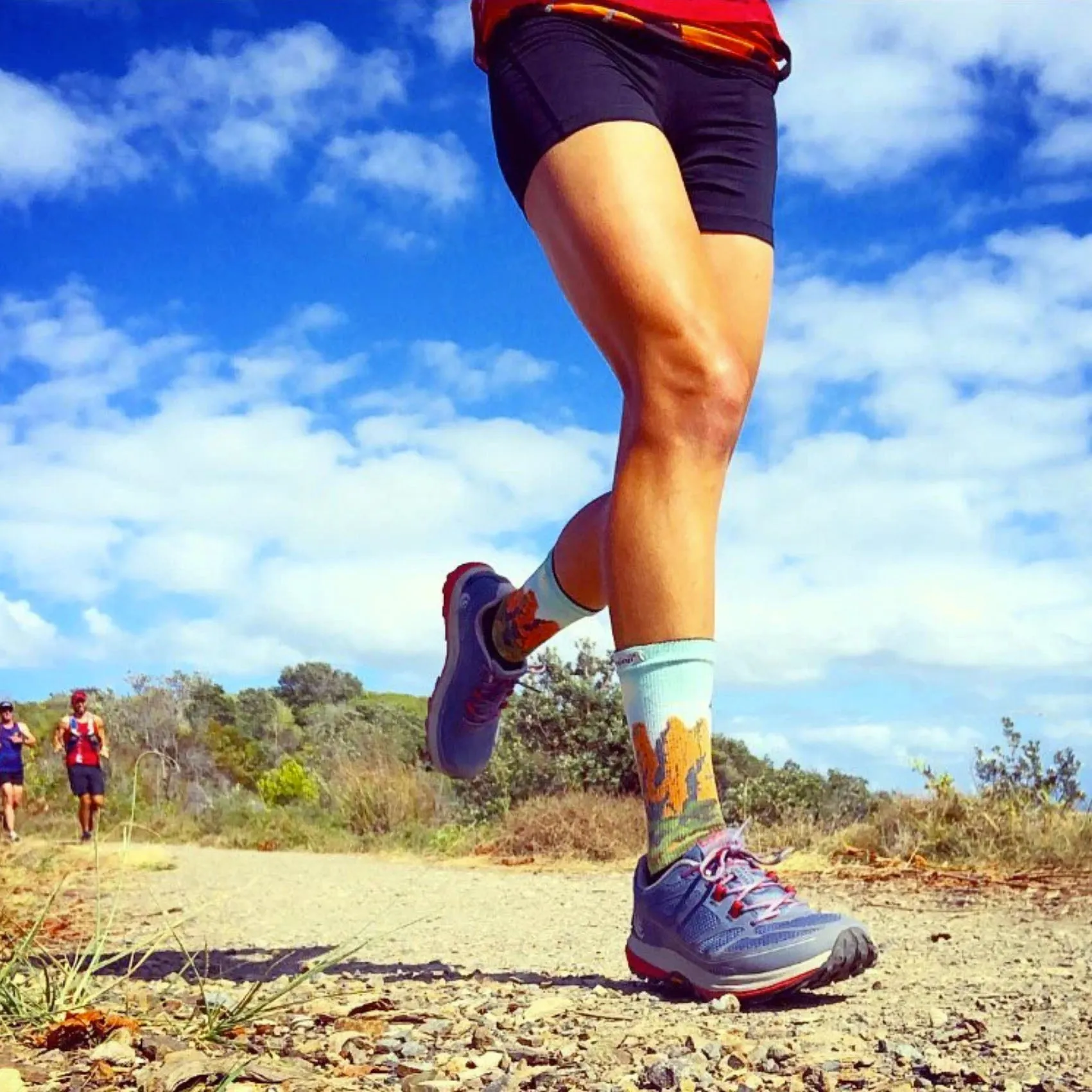 Womens Injinji Trail Midweight Crew Socks - Australiana Designed sold by Pace Athletic product image thumbnail 3