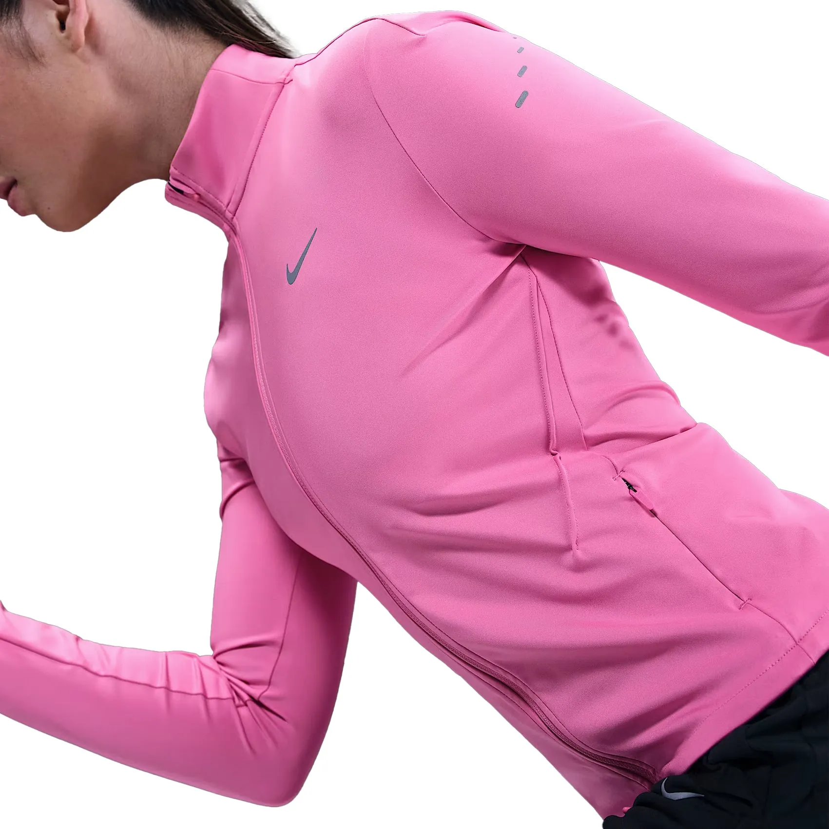 Womens Nike Swift Dri-FIT Full-Zip Mid-Layer Running Top sold by Pace Athletic product image thumbnail 4