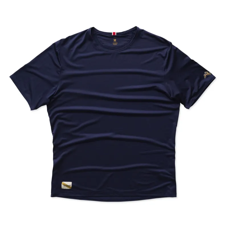 Mens Tracksmith Twilight Short Sleeve Running T-shirt sold by Pace Athletic