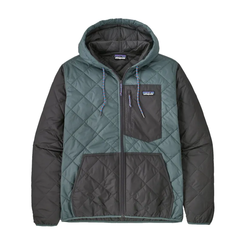 Mens Patagonia Diamond Quilted Bomber Hoodie made by Patagonia