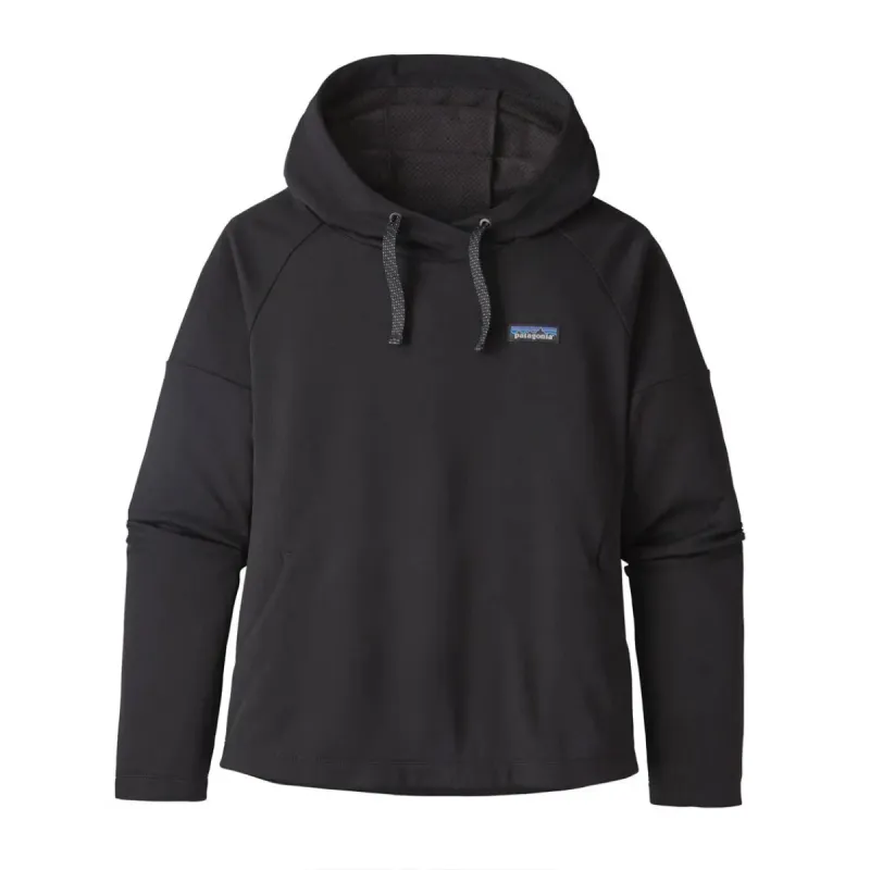Womens Patagonia Quiet Ride Hoody - Black sold by Pace Athletic