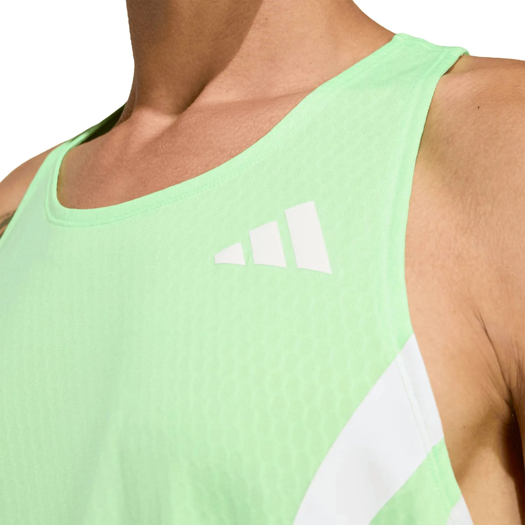 Mens adidas Adizero NYC Singlet sold by Pace Athletic product image thumbnail 3