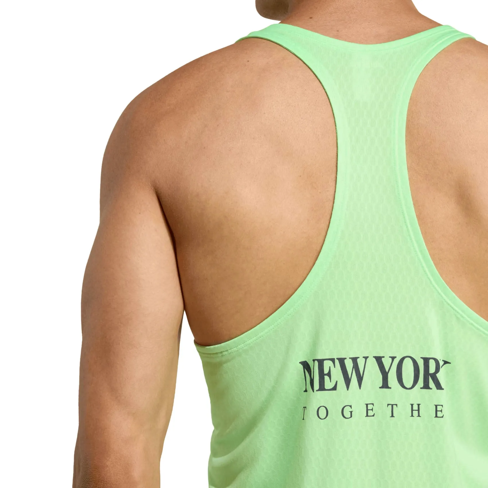 Mens adidas Adizero NYC Singlet sold by Pace Athletic product image thumbnail 4
