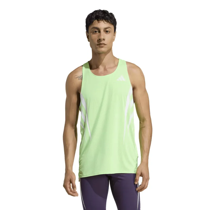 Mens adidas Adizero NYC Singlet sold by Pace Athletic