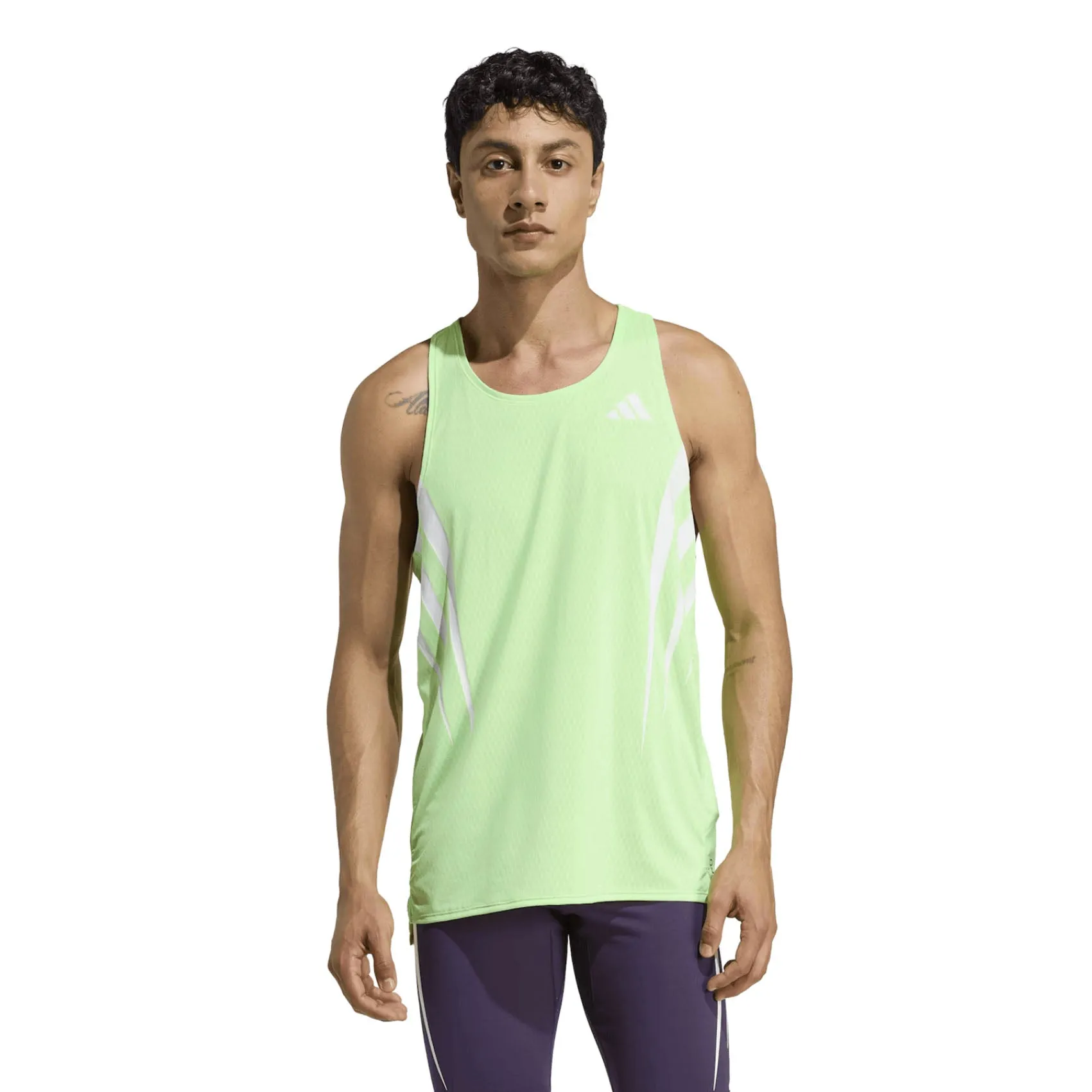 Mens adidas Adizero NYC Singlet sold by Pace Athletic