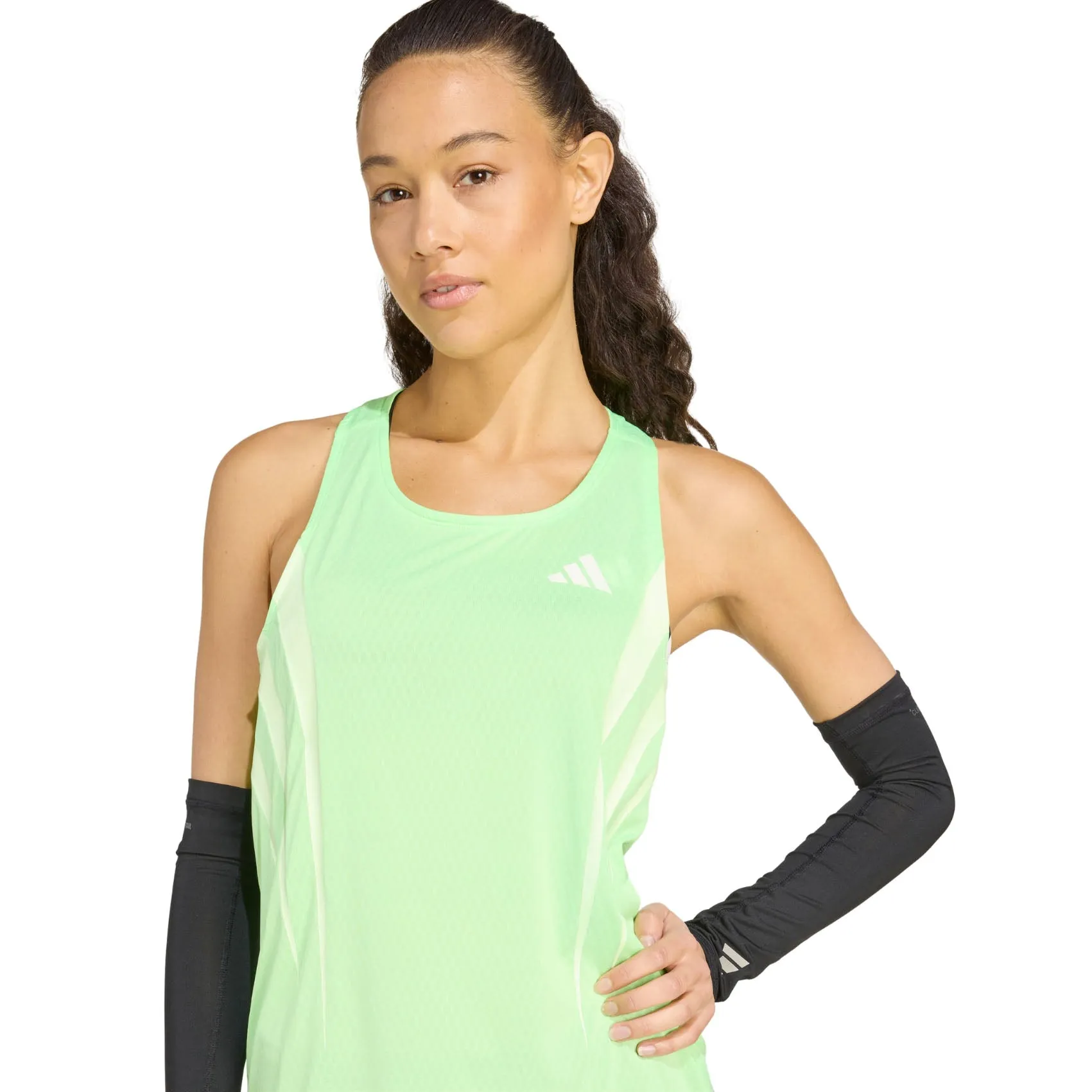 Womens adidas Adizero NYC Singlet sold by Pace Athletic product image thumbnail 3