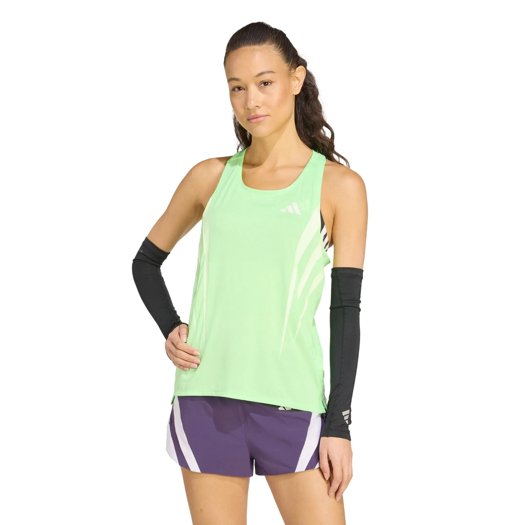 Womens adidas Adizero NYC Singlet sold by Pace Athletic
