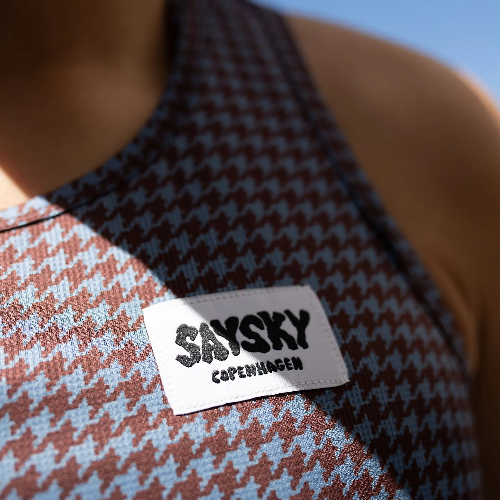Womens Saysky Houndstooth Combat Singlet sold by Pace Athletic product image thumbnail 4