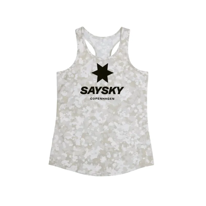 Womens Saysky Camo Combat Singlet made by Pace Athletic