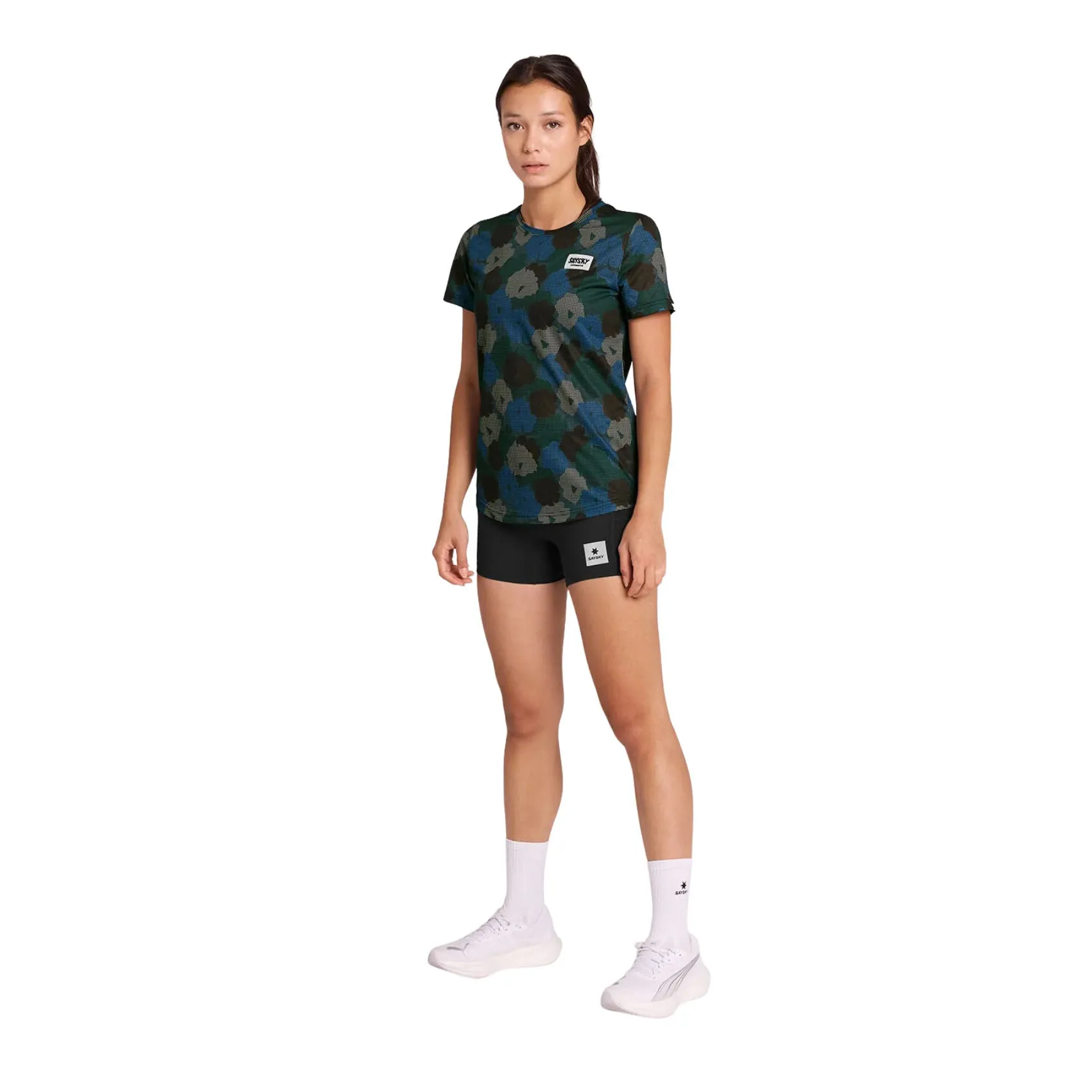 Womens Saysky Flower Combat T-Shirt sold by Pace Athletic product image thumbnail 4