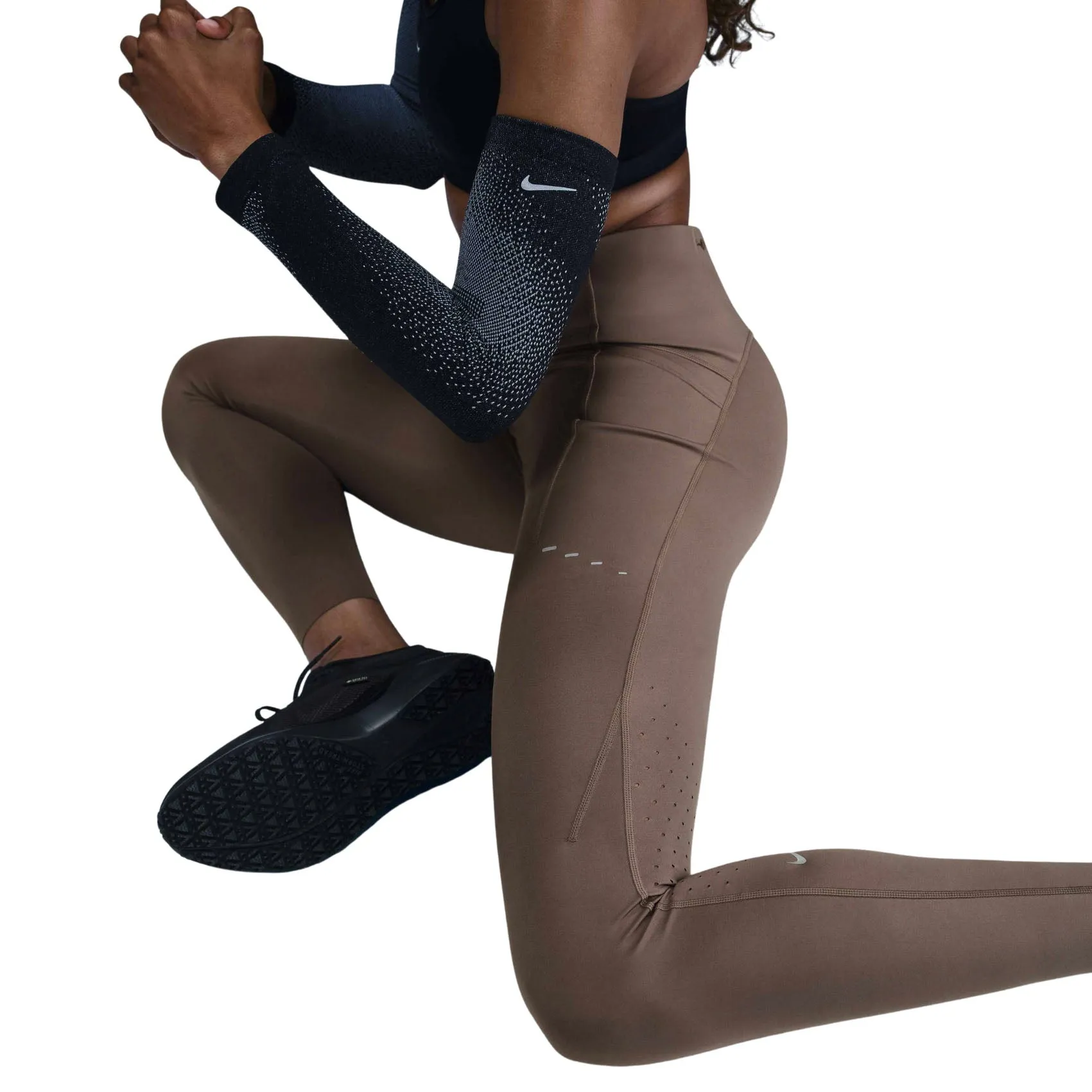 Womens Swift Dri-FIT High Rise Pocket 7/8 Running Tights sold by Pace Athletic product image thumbnail 2