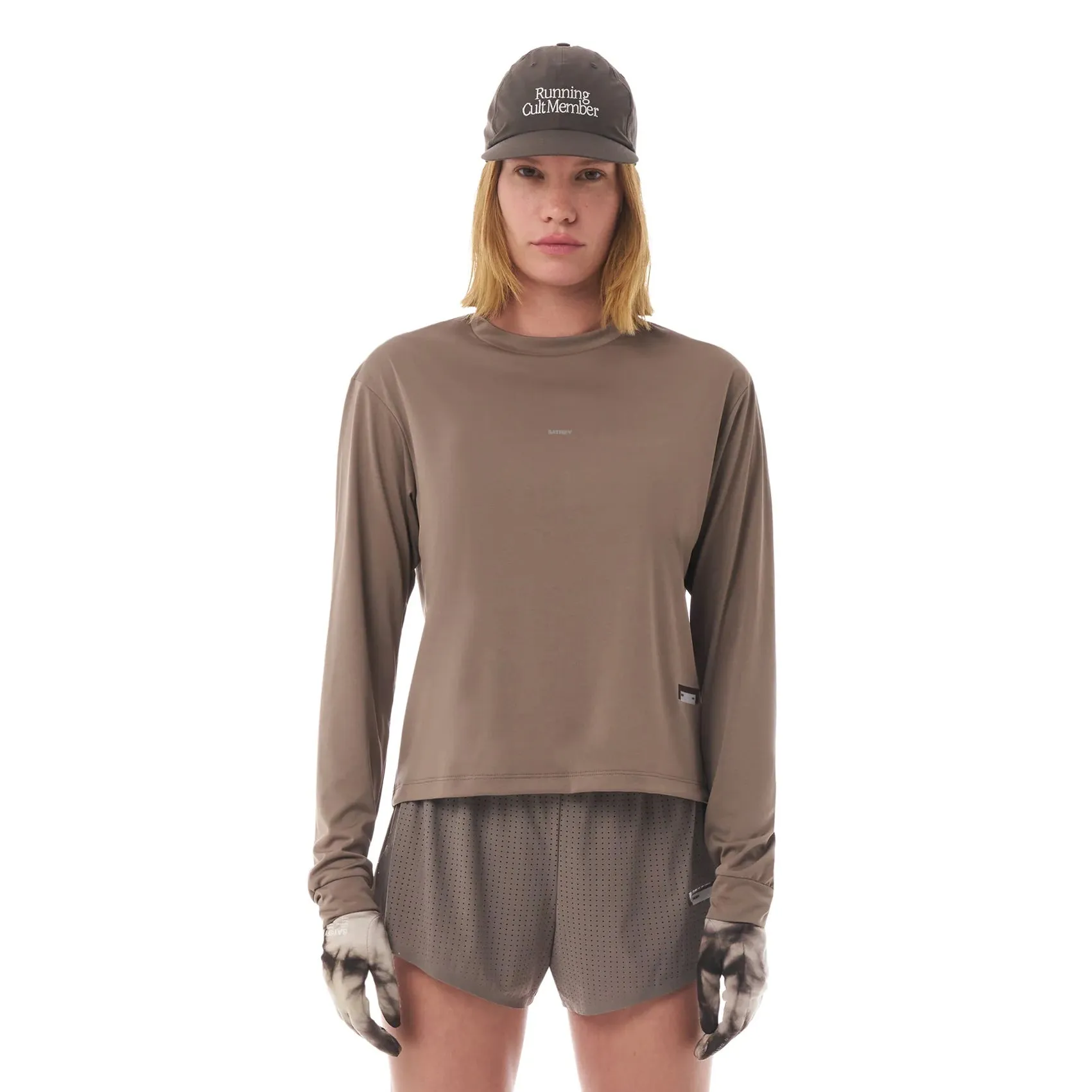 Womens Satisfy Auralite Long Tee sold by Pace Athletic product image thumbnail 2