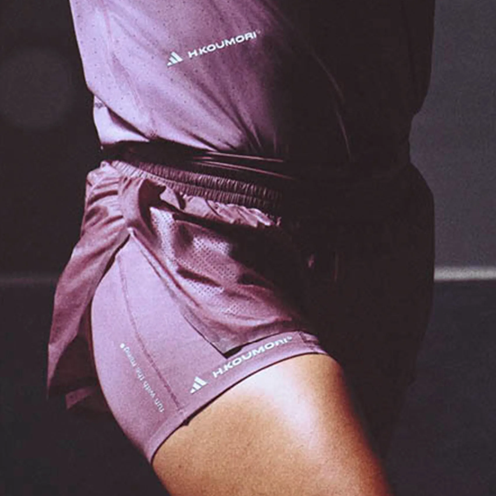 Womens adidas Adi365 H.Koumori Running 2-In-1 Shorts sold by Pace Athletic product image thumbnail 3