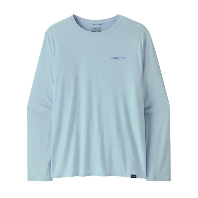 Mens Patagonia Long-Sleeved Capilene Cool Daily Graphic Shirt made by Patagonia