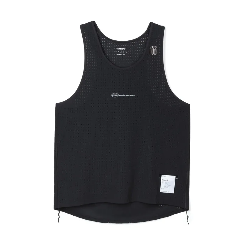 Mens Satisfy Space-O Running Singlet (2024) made by Satisfy Running
