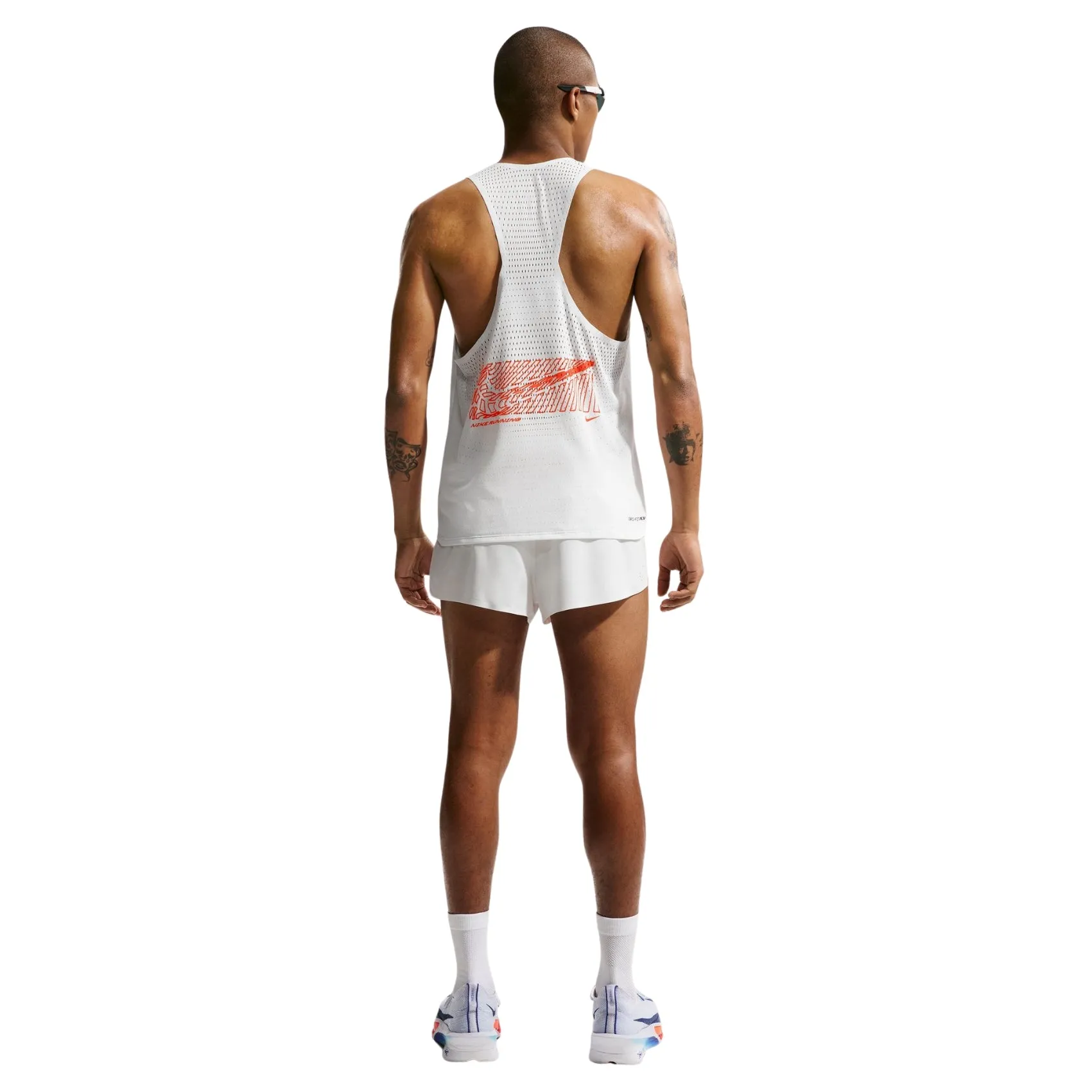 Mens Nike Dri-FIT ADV Aeroswift GFX Singlet sold by Pace Athletic product image thumbnail 5