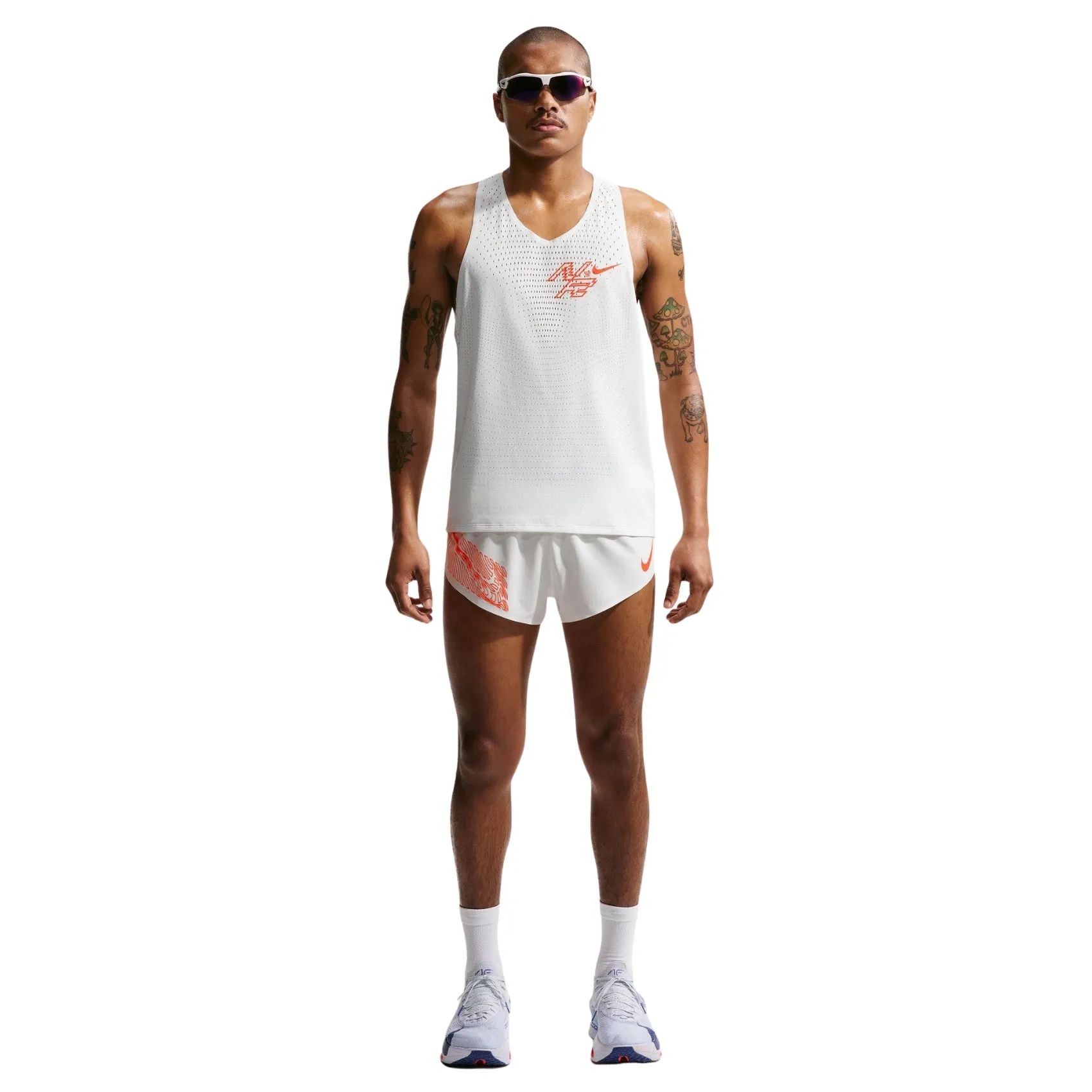 Mens Nike Dri-FIT ADV Aeroswift GFX Singlet sold by Pace Athletic product image thumbnail 4