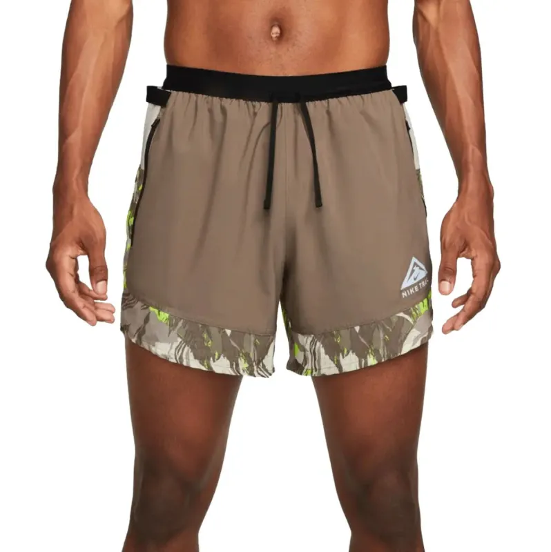 Mens Nike Dri-FIT Flex Stride Trail Shorts -Grey / Green sold by Pace Athletic