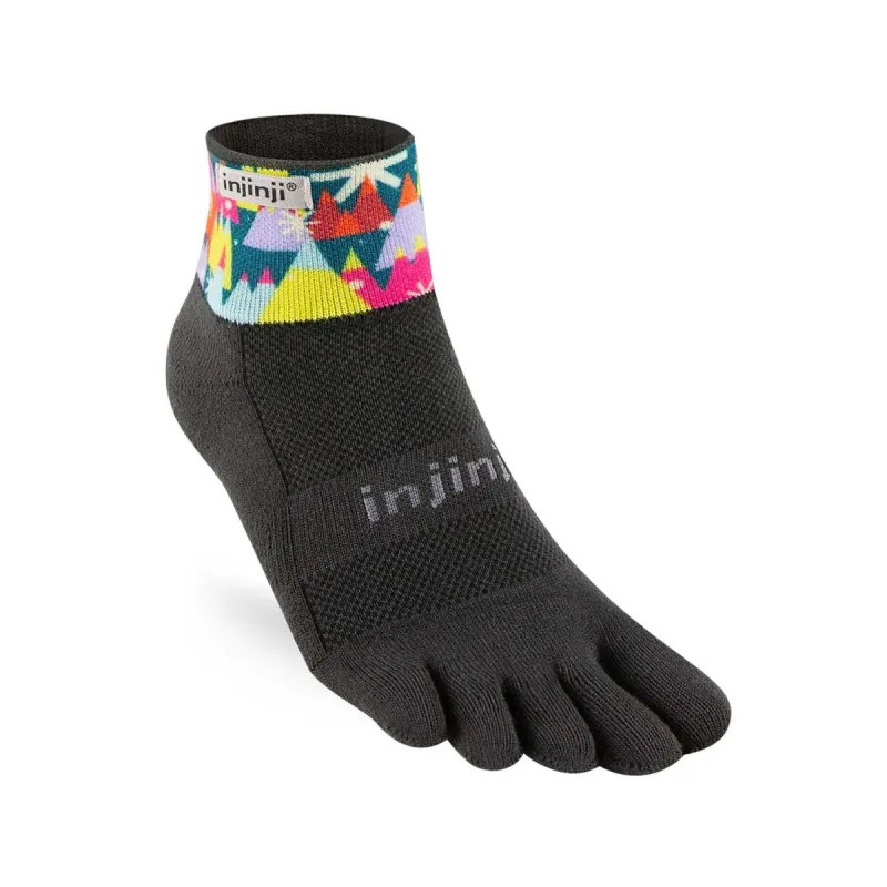 Unisex Injinji Trail Spectrum Midweight Mini-Crew Socks sold by Pace Athletic