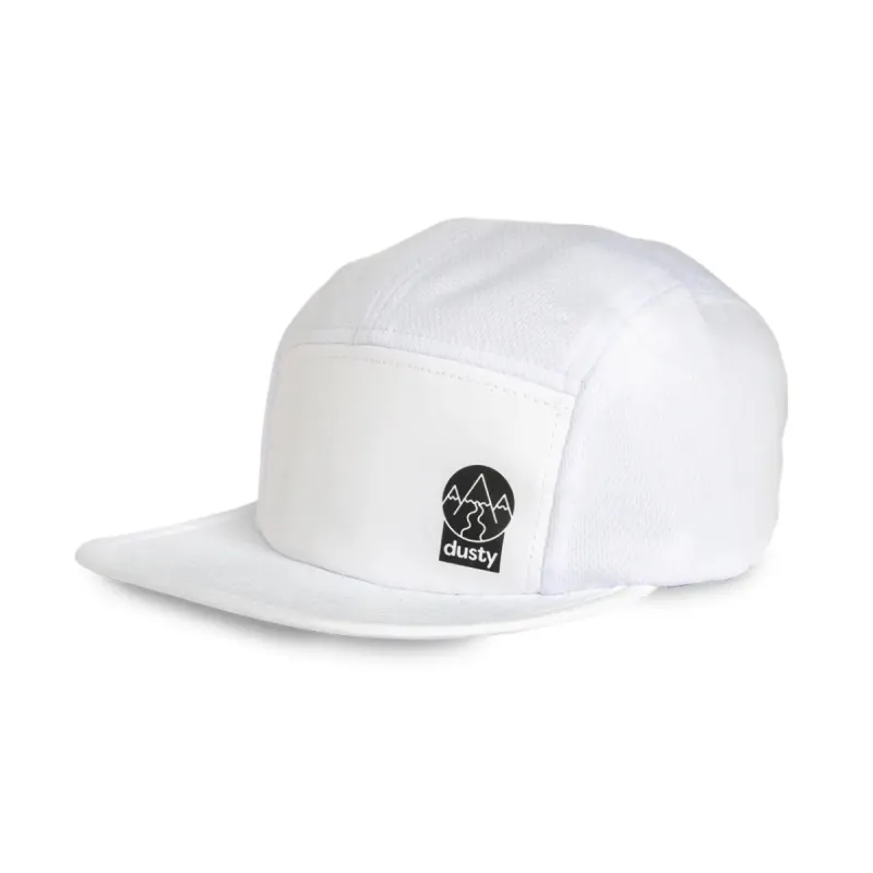 Dusty Trails 5 Panel Cap - White sold by Pace Athletic