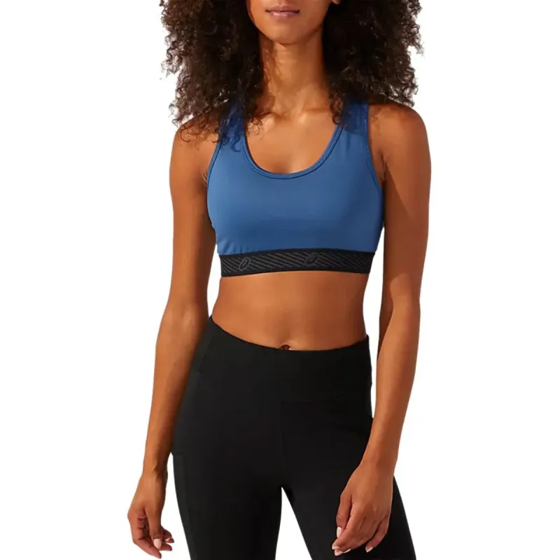 Womens ASICS Logo Sports Bra - Grand Shark sold by Pace Athletic