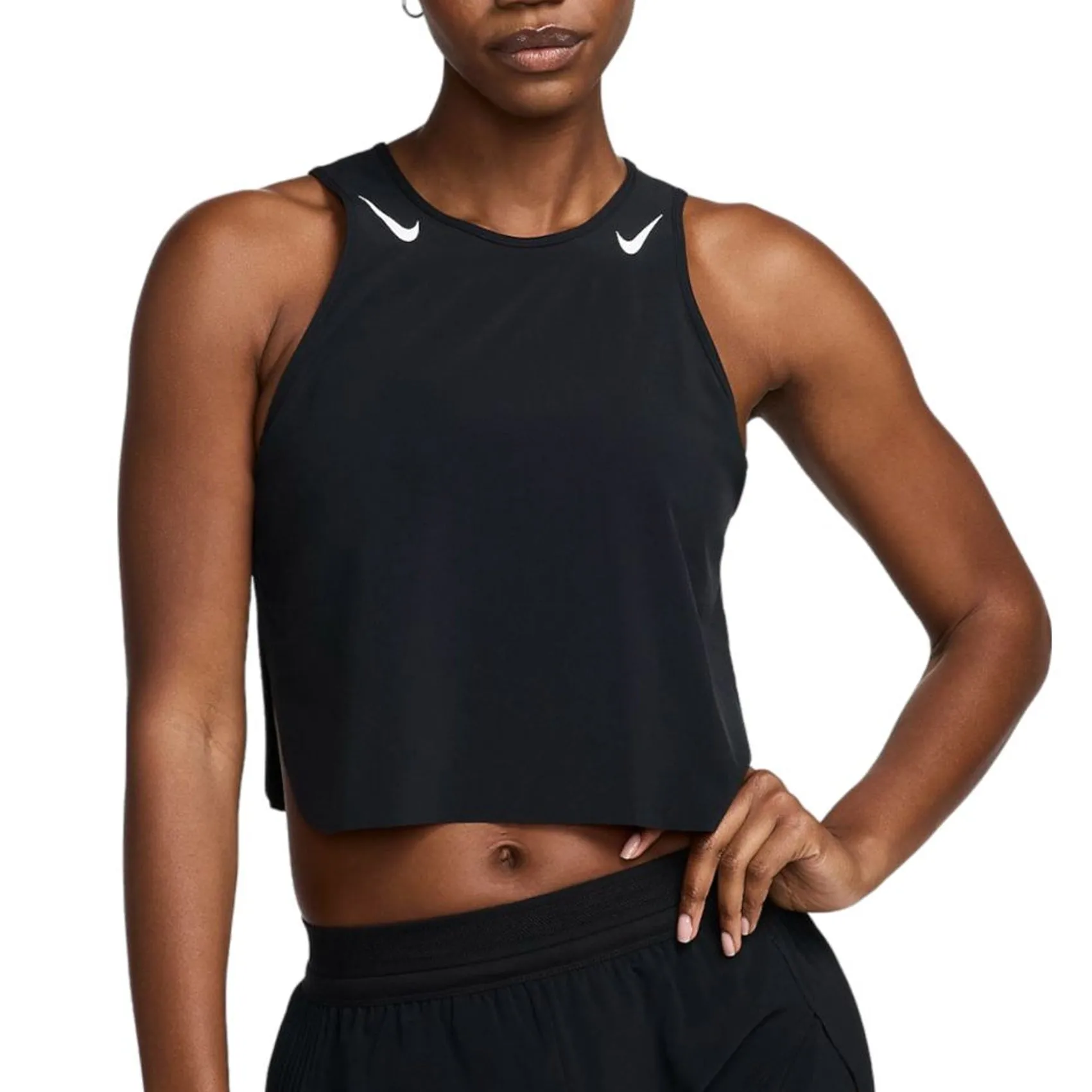 Womens Nike AeroSwift Dri-FIT ADV Cropped Running Tank sold by Pace Athletic product image thumbnail 2