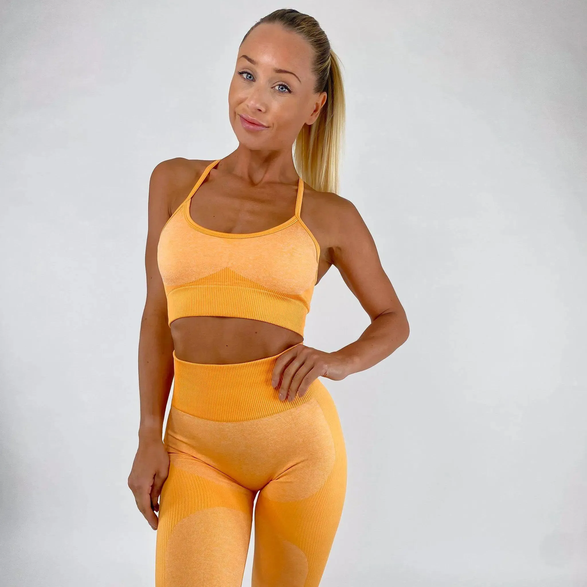 Power Sports Bra - Sorbet Orange sold by Panini Sport product image thumbnail 3