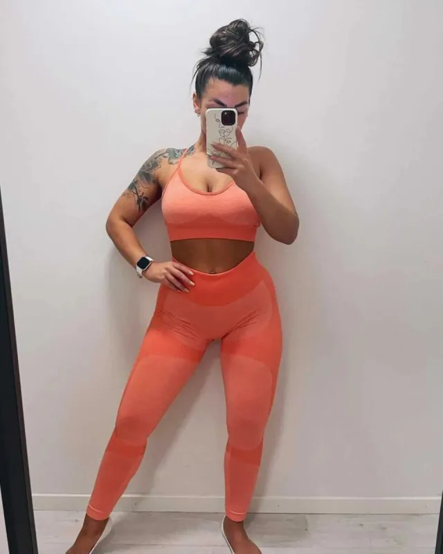 Power Sports Bra - Coral Pink sold by Panini Sport