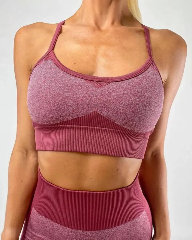 Power Sports Bra - Earth Red sold by Panini Sport